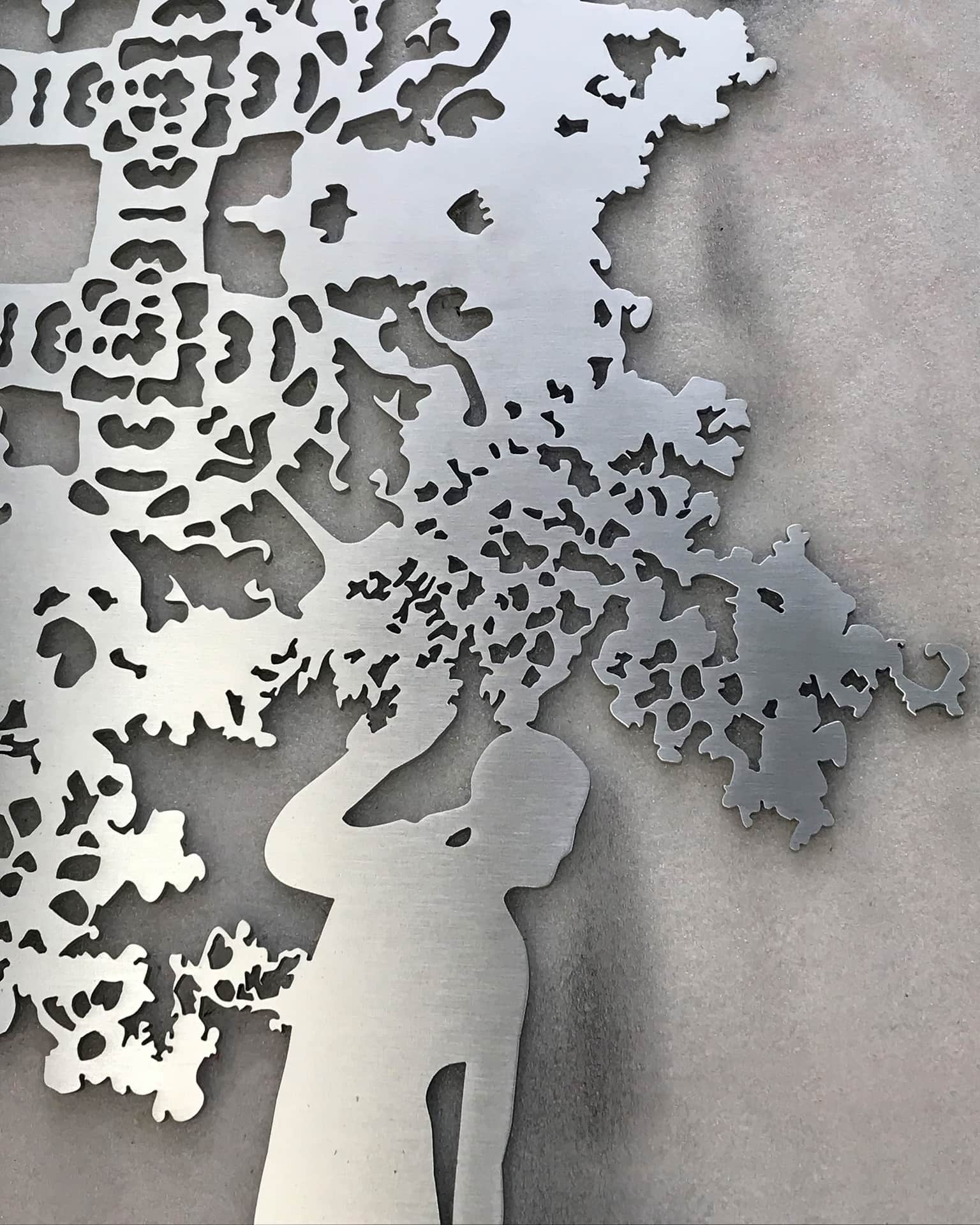 Ed Pien, Fils de lumière at Canada Goose, Saint Honoré, Paris, France